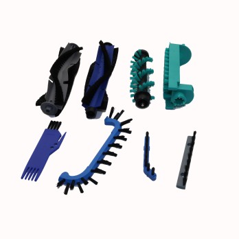 Nylon/PBT Injection Molded Bristle Holders for Intelligent Sweeping Robot Custom Brush Parts